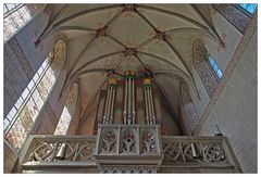 Klosterkirche - St. Lorenz - Schöningen " Blick zur Orgel aus meiner Sicht....."