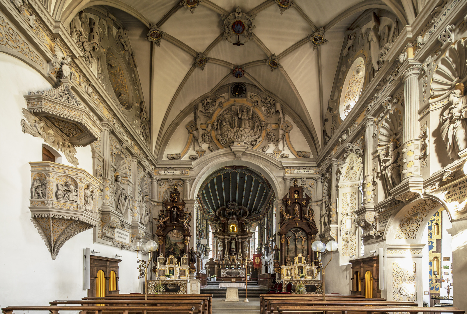 KLOSTERKIRCHE ST. LUZEN-HECHINGEN.