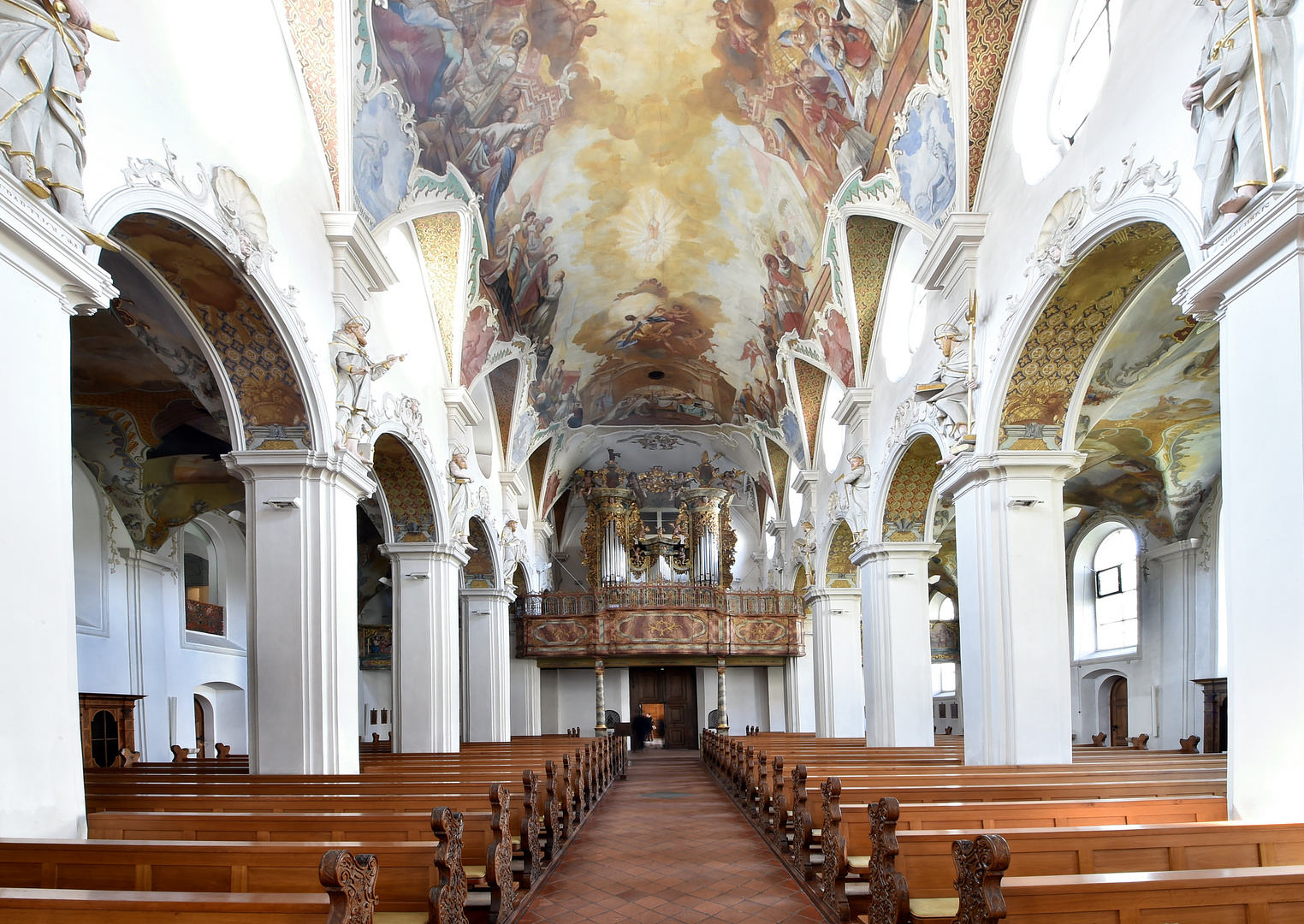 Klosterkirche St Magnus Blick zur Orgel