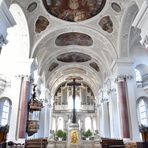 Klosterkirche St. Peter und Paul Weißenau Blick vom Chor zur Orgel