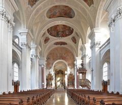 Klosterkirche St. Peter und Paul Weißenau Innenraum