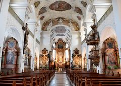 Klosterkirche St. Trudpert Blick zum Altar