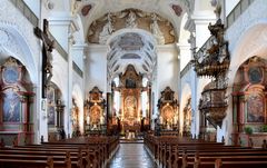  Klosterkirche St. Trudpert Blick zum Altar reloaded