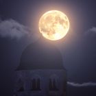 Klosterkirche und Vollmond