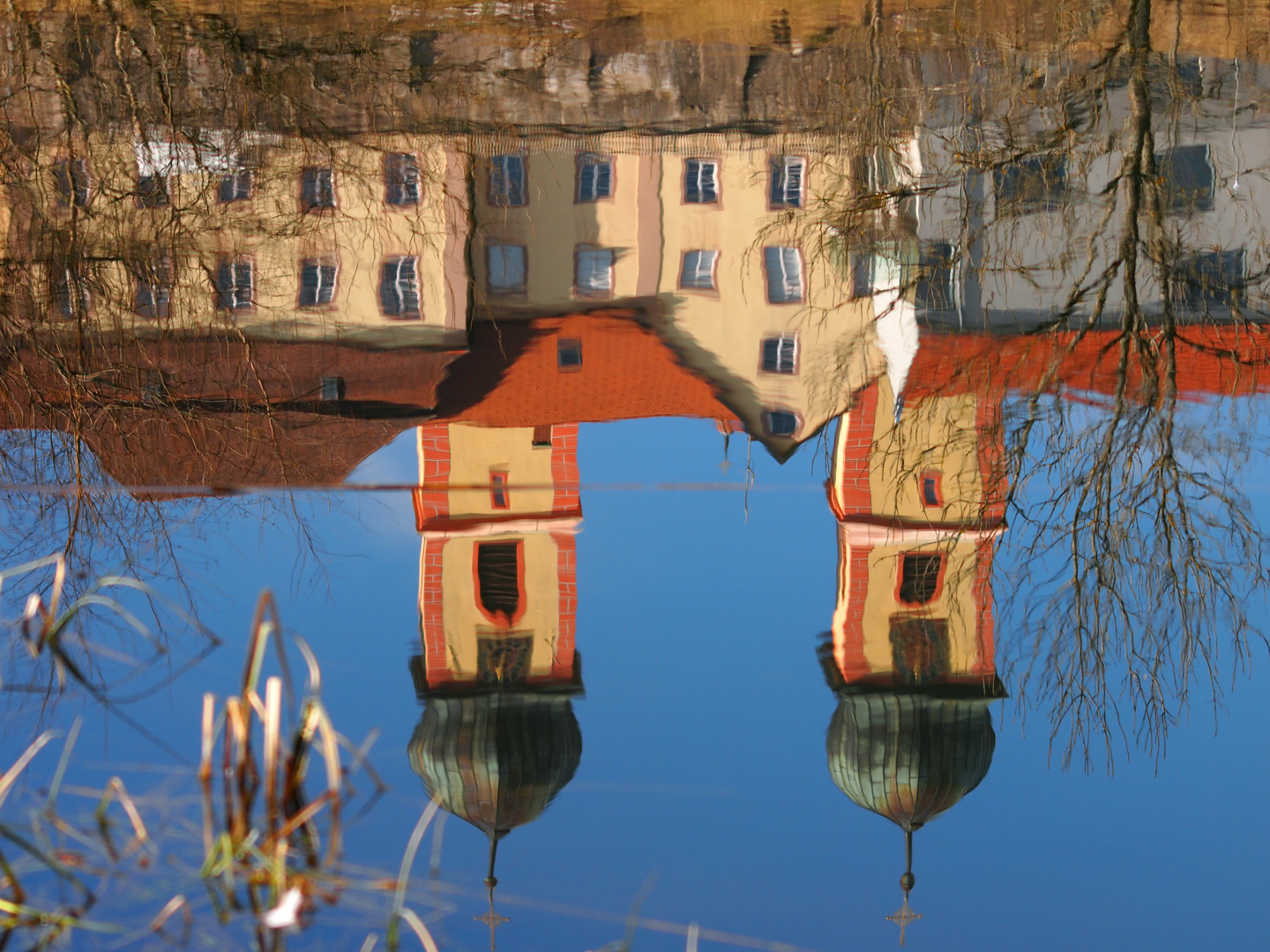 Klosterkirche unter Wasser