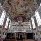 Klosterkirche Zur heiligsten Dreifaltigkeit Landsberg Blick zur Orgel