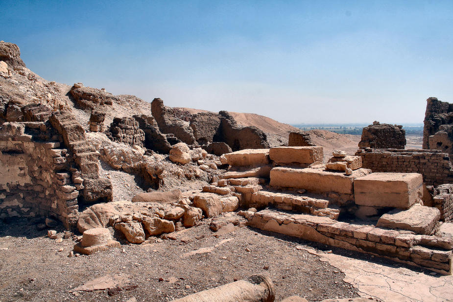 Klosterruine Deir Rumi am Aufweg vom Tal der Königinnen