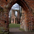 Klosterruine Eldena - Innenhof Richtung Eingang