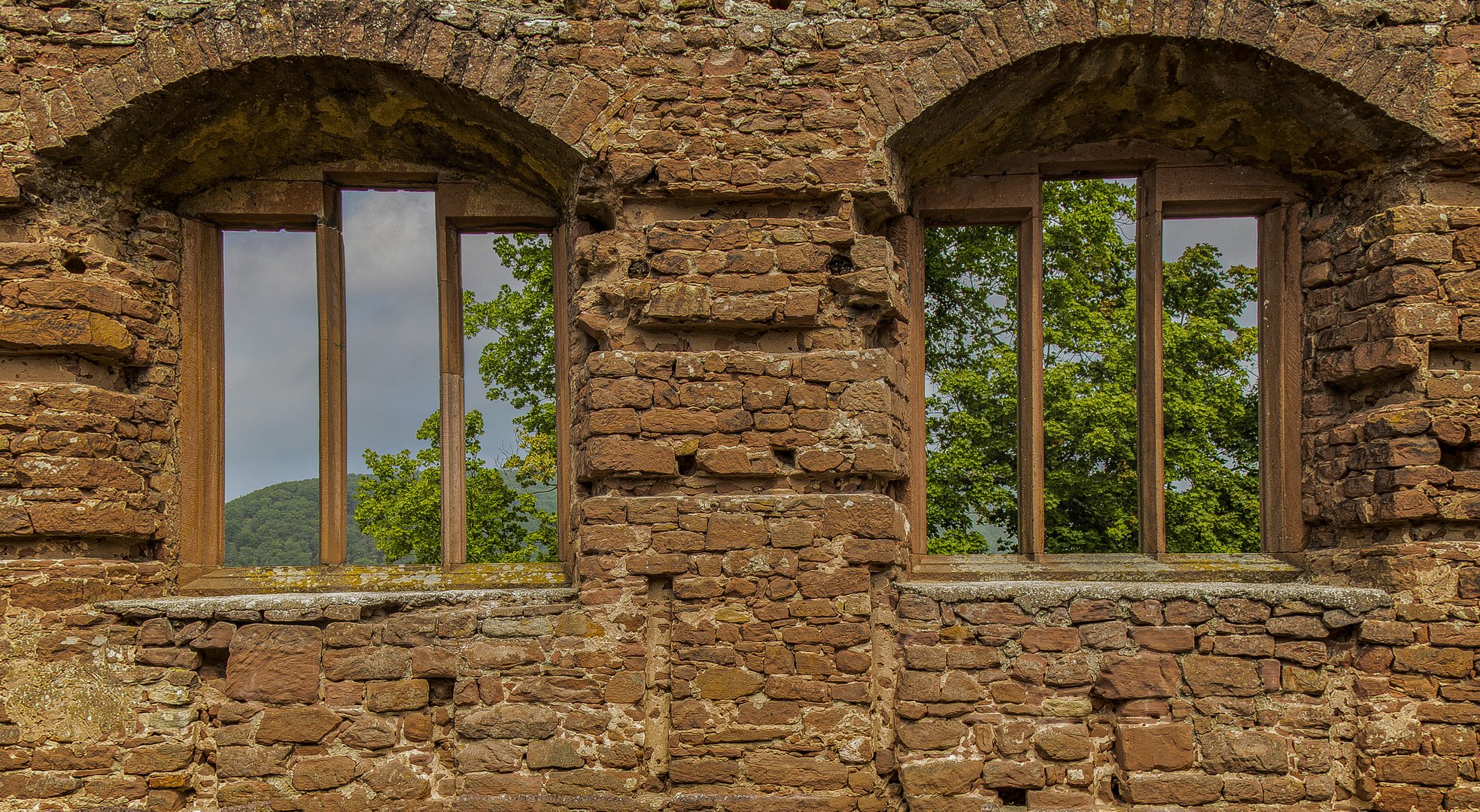 KLOSTERRUINE LIMBURG Foto & Bild spezial, fenster