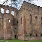 Klosterruine Limburg, Chorquadrat und südlicher Querhausarm der Klosterkirche von Osten