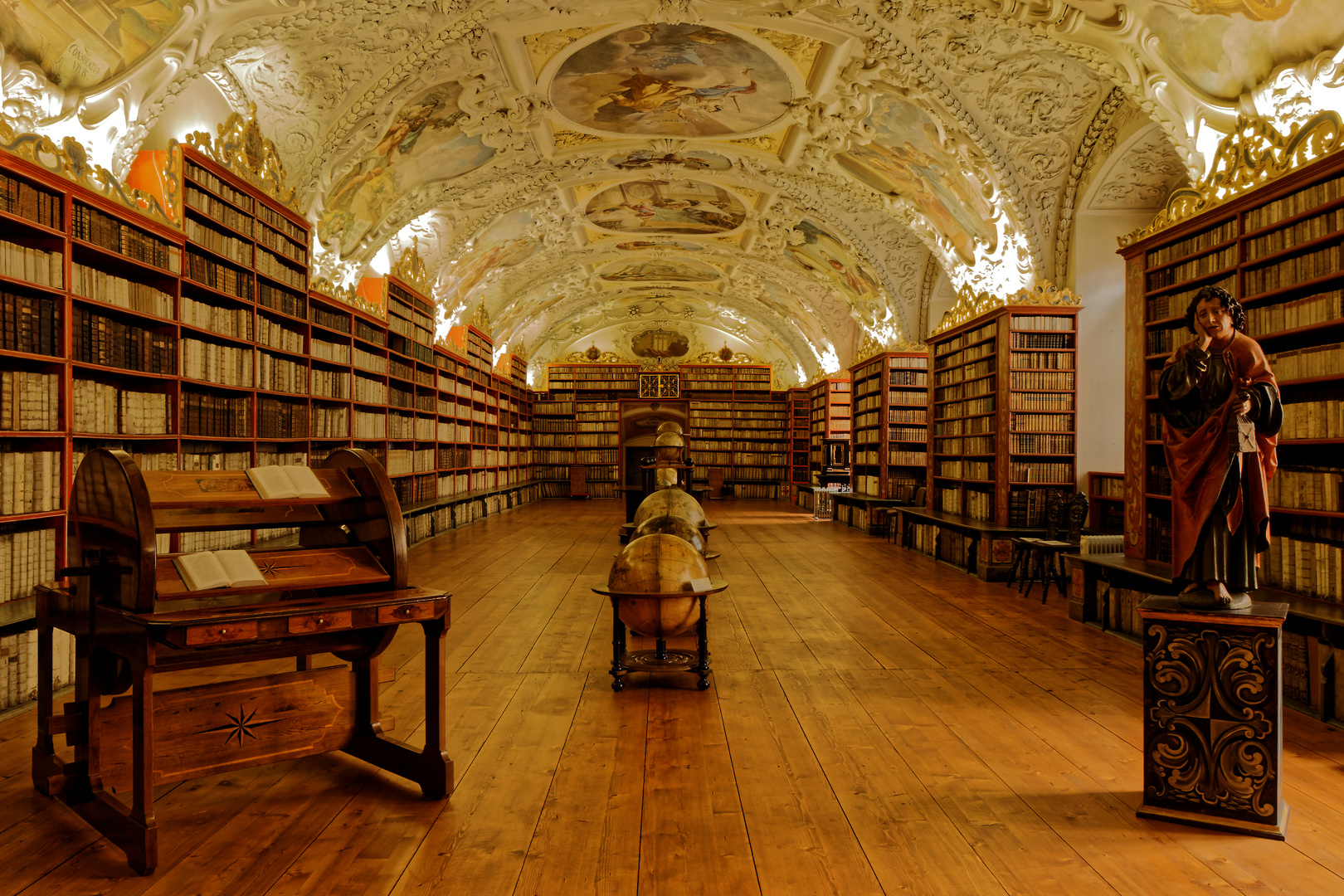 Klosters Strahov, Philosophischer Saal, Bibliothek