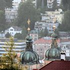 Klostertürme im Abendlicht