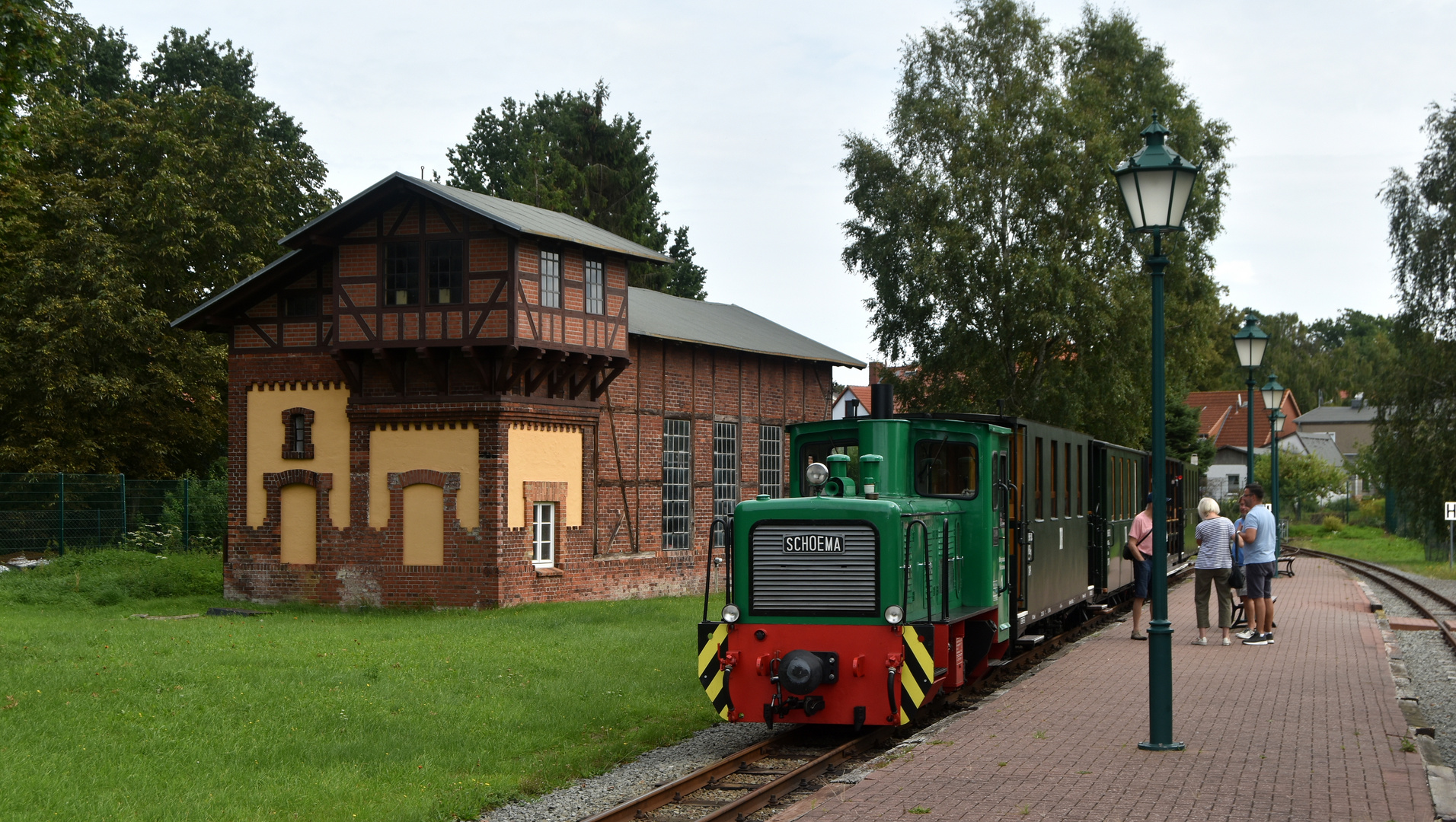 Klützer Kleinbahn im Bf Klütz 14.8.2023