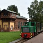 Klützer Kleinbahn im Bf Klütz 14.8.2023