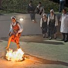 Klydonas ritual: jumping over the fire / Samos, Greece, 2010