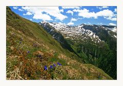 knapp unter der Vennspitz und Blick ins Venntal