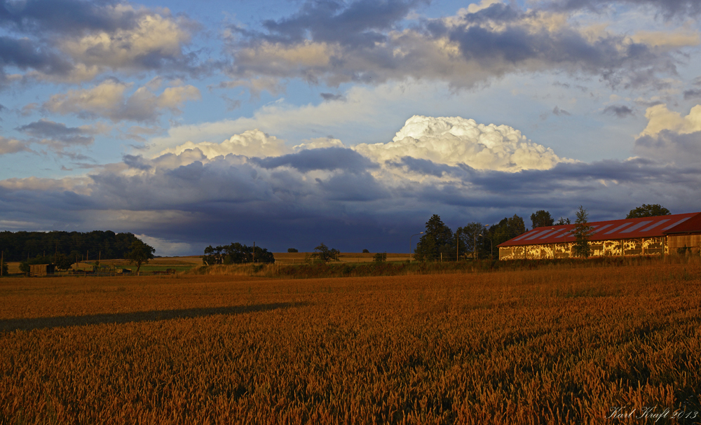 Knapp vor Sonnenuntergang