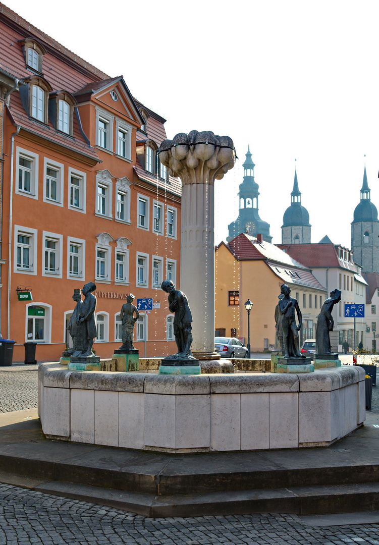 Knappenbrunnen in Eisleben