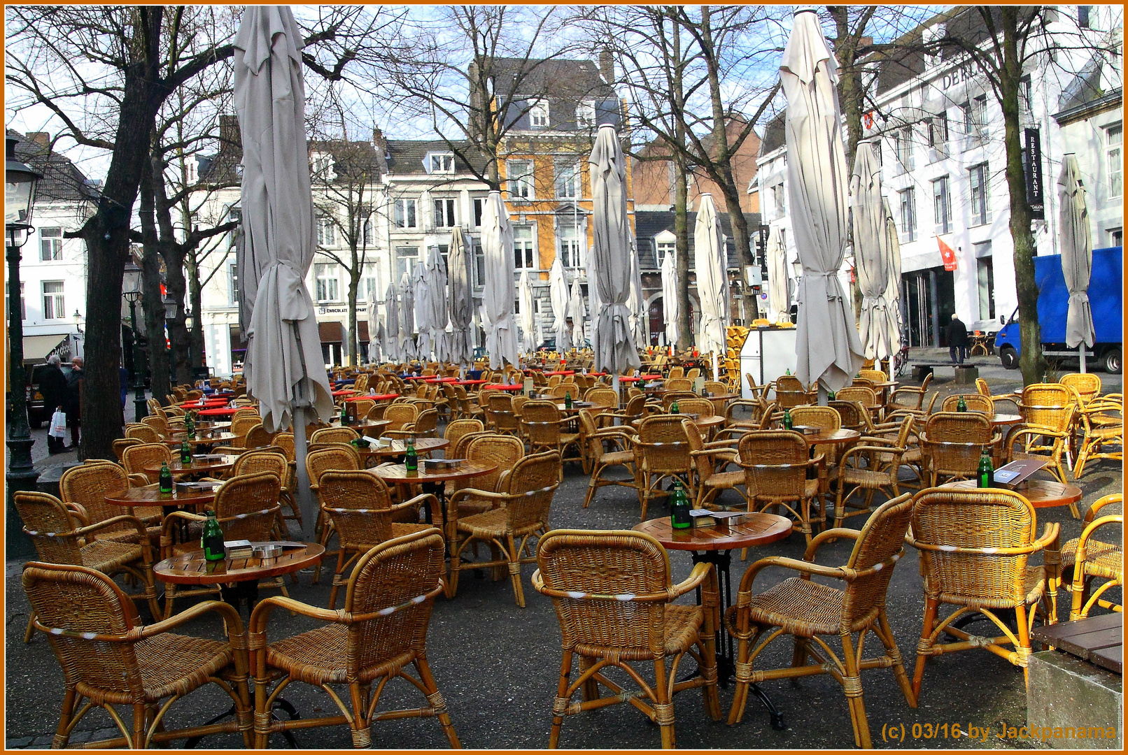 Kneipen-Landschaft in Maastricht / Niederlande