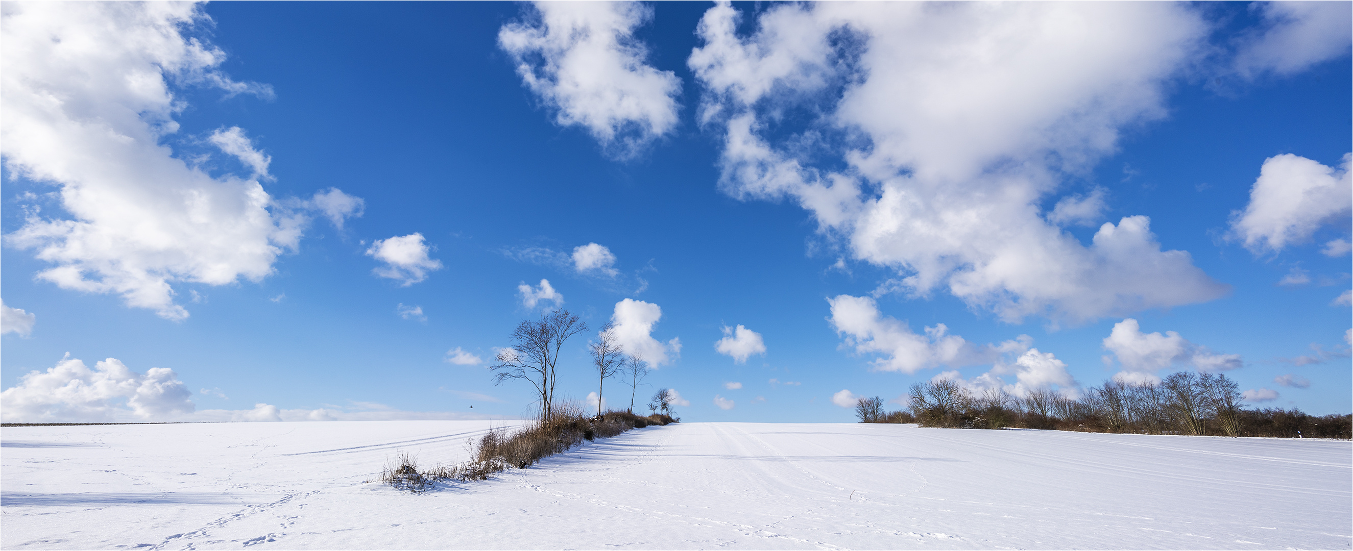 ...Knicklandschaft im Schnee …