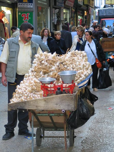 Knoblauch Händler