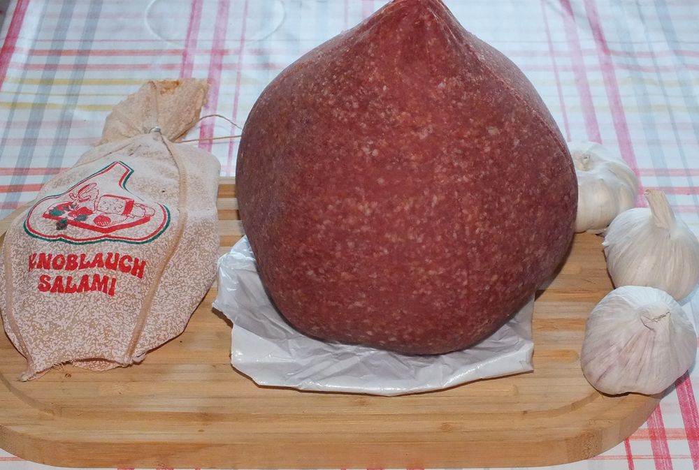 Knoblauch-Salami