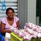 Knoblauch-Verkäuferin in Rio