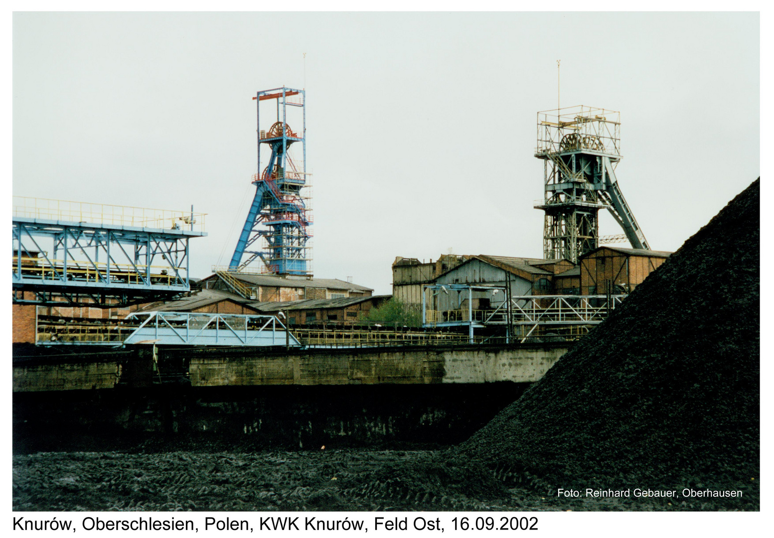 Knurów, Górny Slask, Polska, KWK Knurów, 2002 Foto & Bild europe