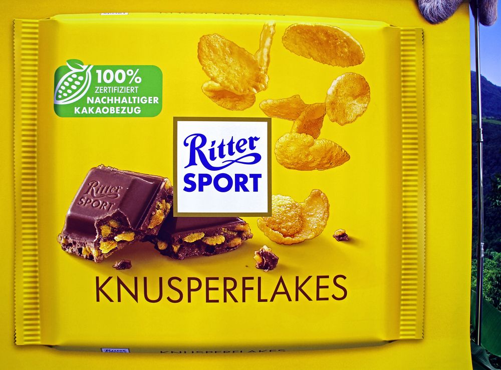 Knusperflakes Schokolade bei Ritter Sport in Waldenbuch Foto &amp; Bild ...