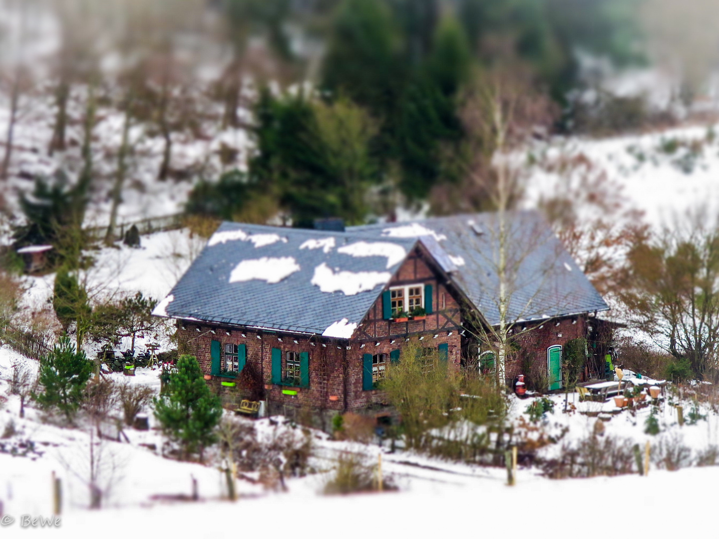 Knusperhäuschen im Winter