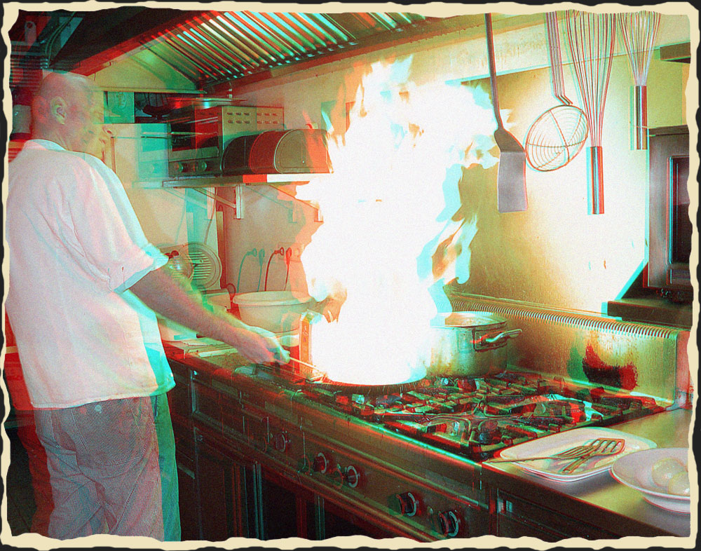 knusprig angebraten (3D Anaglyphe)