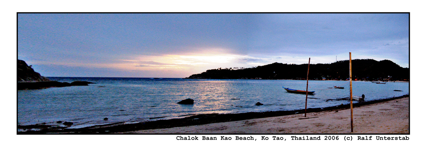 Ko Tao, Chalok Baan Kao Beach (Panorama 2006)