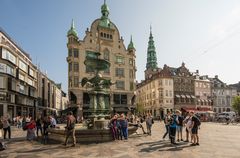 Kobenhavn - Amagertorv - Storkespringvandet - Sankt Nikolaj Kirke - 04