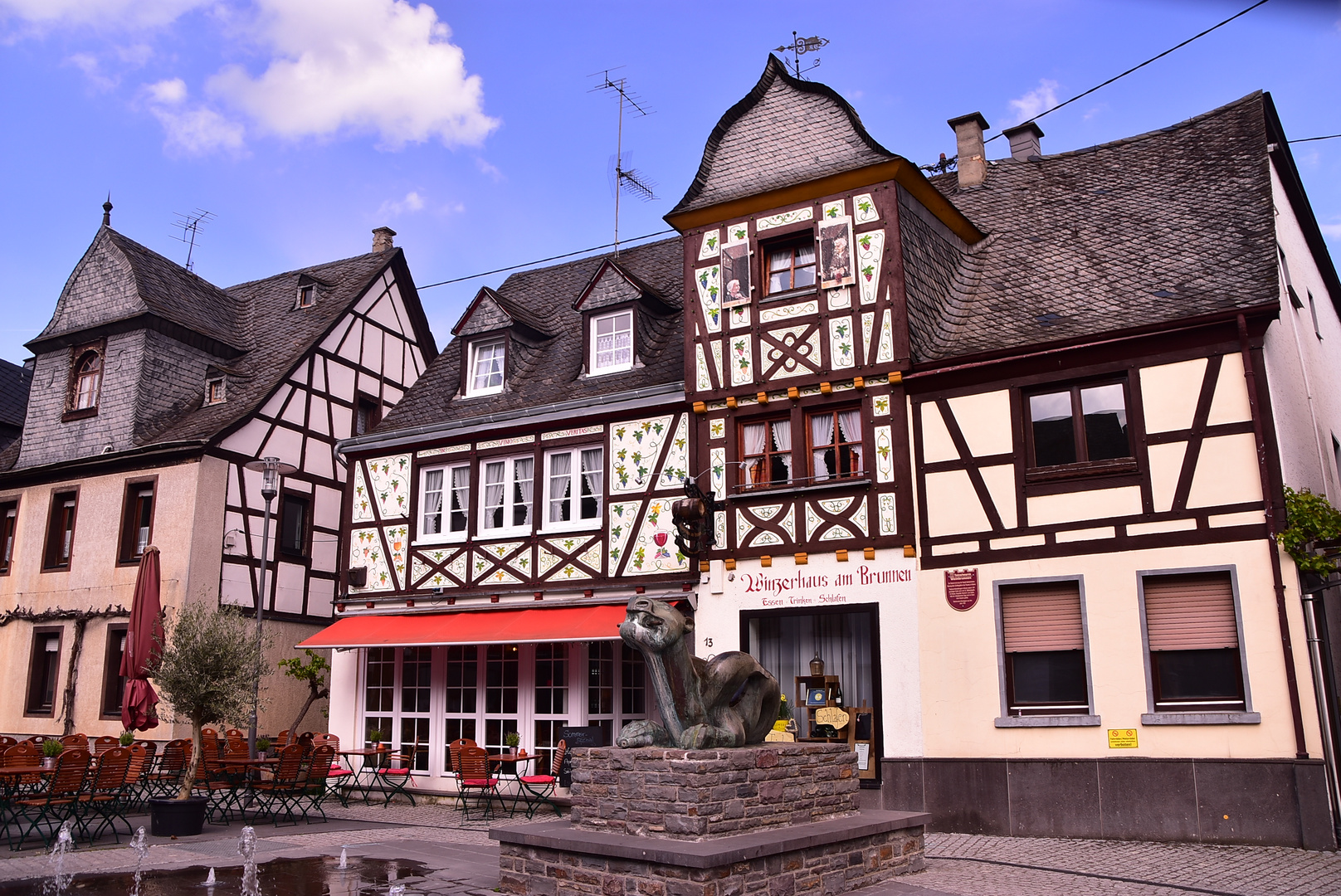 Kobern Gondorf Marktplatz Mai 2019 