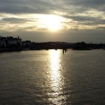 ~ Koblenz: Auf der Moselmündung bei Sonnenuntergang ~