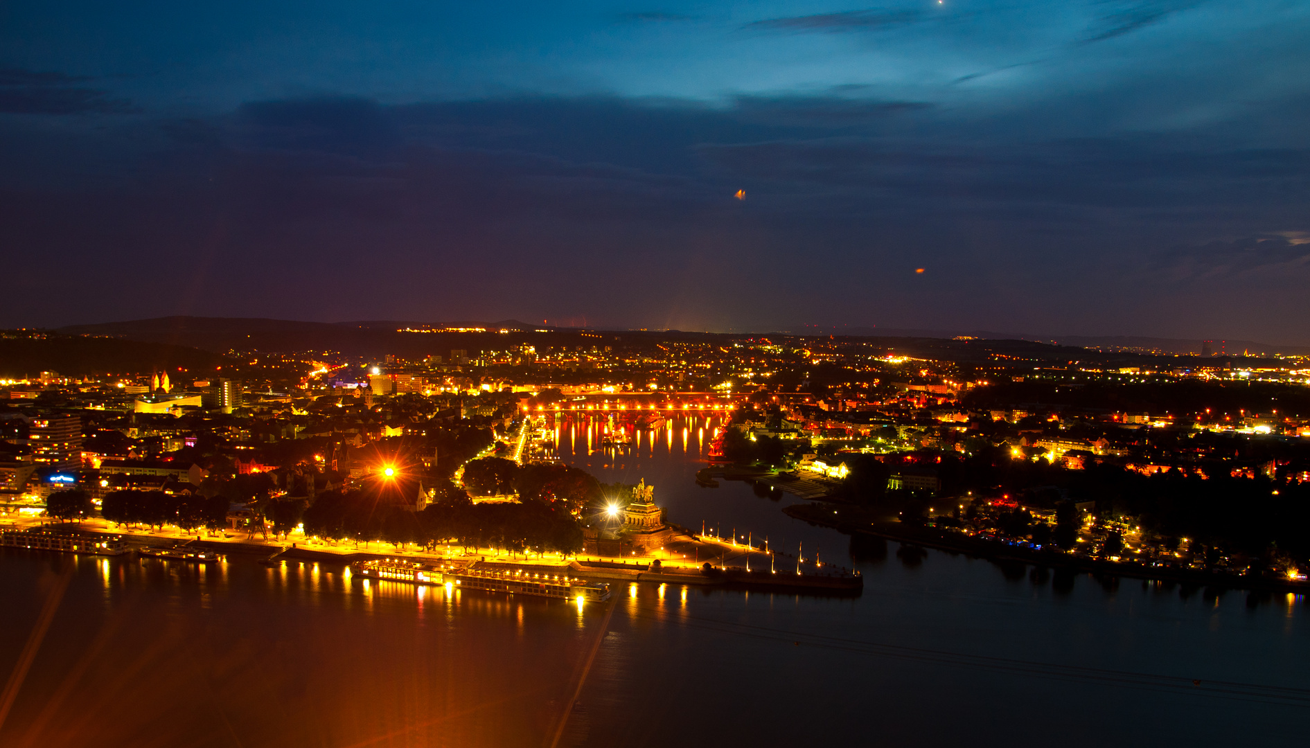 Koblenz bei Nacht