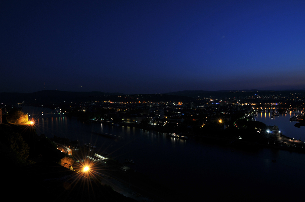 Koblenz bei nacht