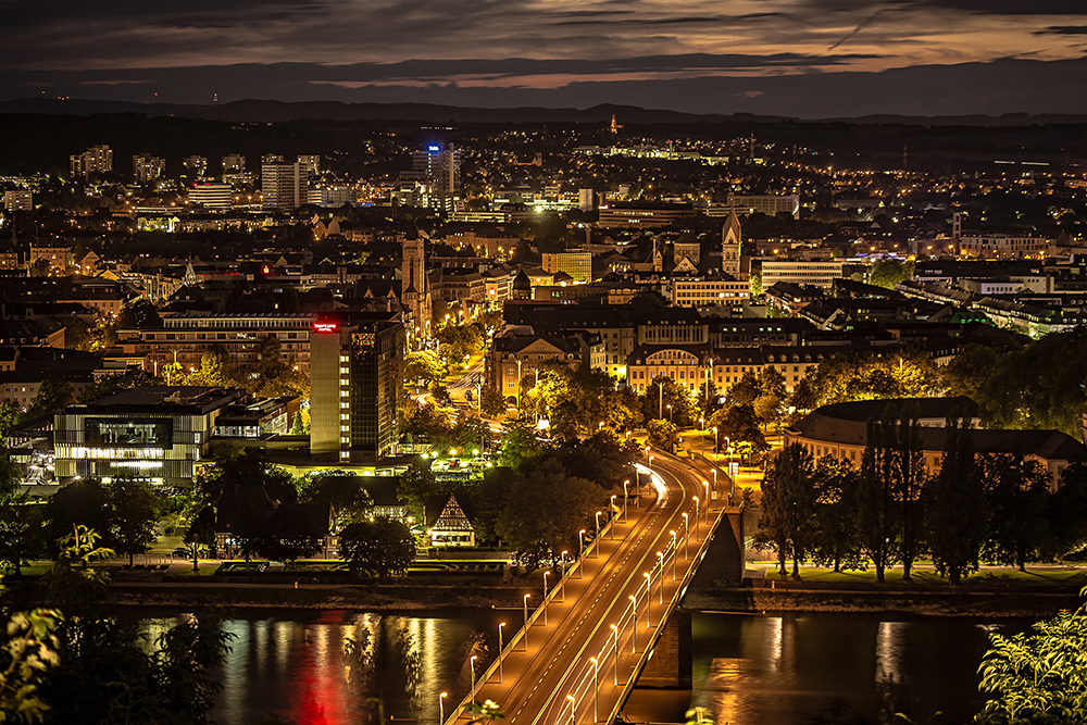 Koblenz bei Nacht