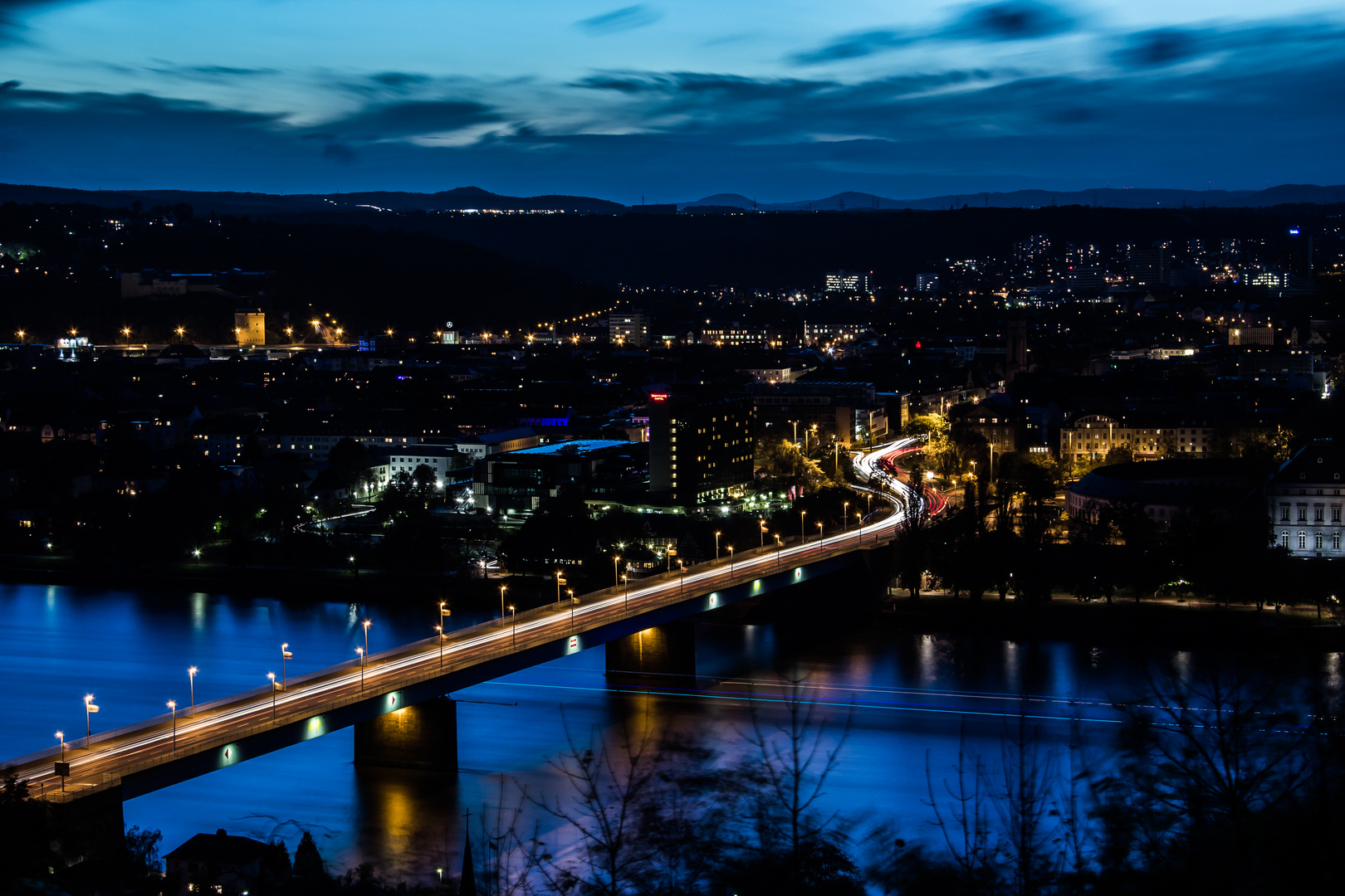 Koblenz bei Nacht