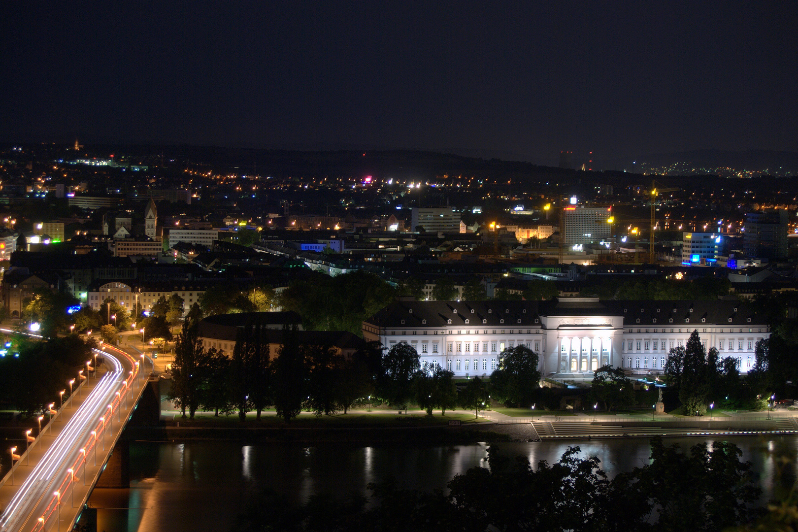 Koblenz bei Nacht