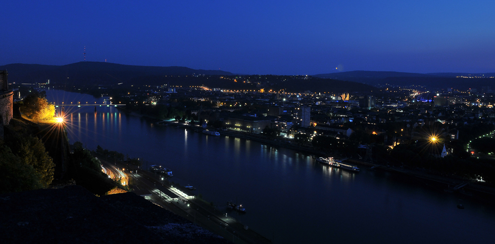 Koblenz bei nacht