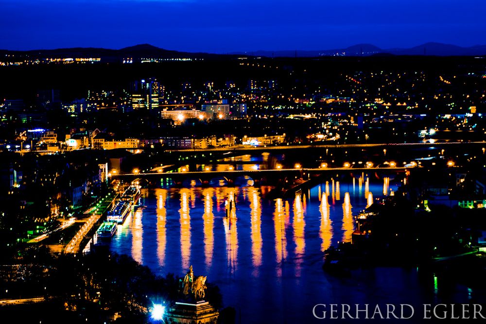 Koblenz bei Nacht