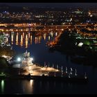 Koblenz bei Nacht - Das Deutsche Eck