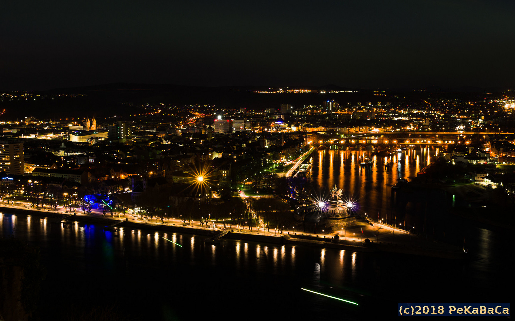 Koblenz bei Nacht