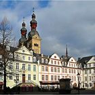 Koblenz (blick über den "Plan" zu den Türmen von Liebfrauen)