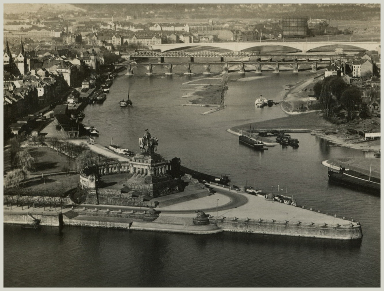 Koblenz Deutsches Eck 1930