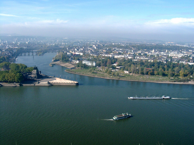 Koblenz. Deutsches Eck