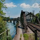 Koblenz, Eisenbahnbrücke über die Aare