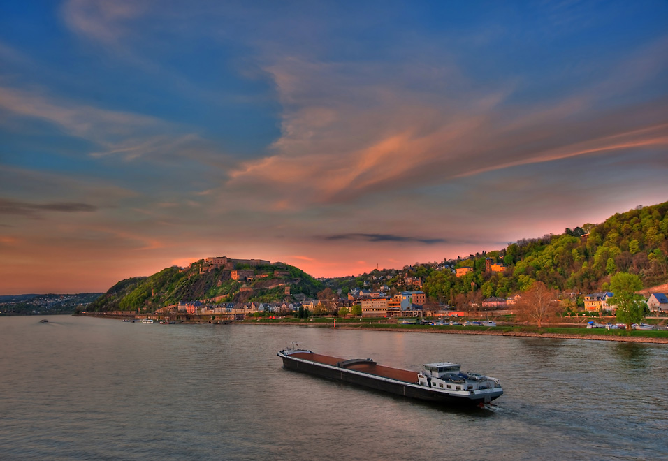 Koblenz, Festung Ehrenbreitstein - Das Rheinland in leuchtenden Farben