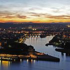 Koblenz im abendlichen Licht